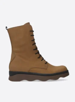 Wolky Mito - cognac nubuck<DAMES Veterlaarzen|Herfst/Winter