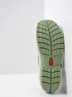 Wolky Move - lichtgroen leer<DAMES Bandschoenen