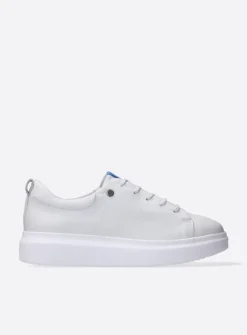 Wolky Move it HV - wit leer<DAMES Lage Veterschoenen|Herfst/Winter