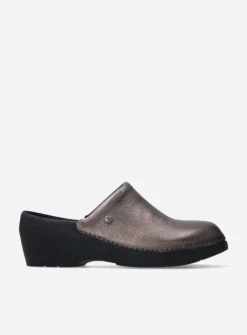 Wolky Multi Clog - brons leer<DAMES Klompen|Herfst/Winter