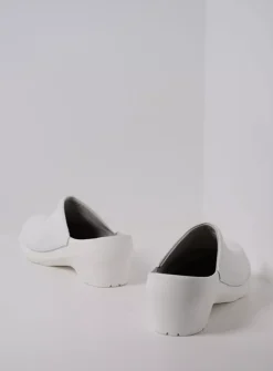 Wolky Multi Clog - wit leer<DAMES Klompen|Herfst/Winter