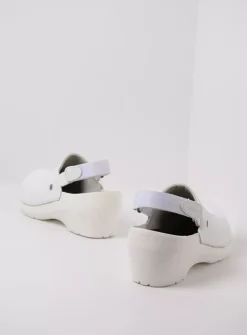 Wolky Multi Strap Clog - wit leer<DAMES Klompen