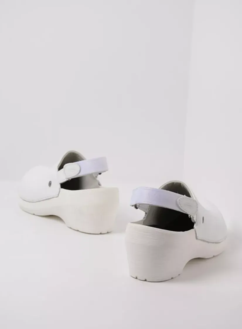 Wolky Multi Strap Clog - wit leer<DAMES Klompen