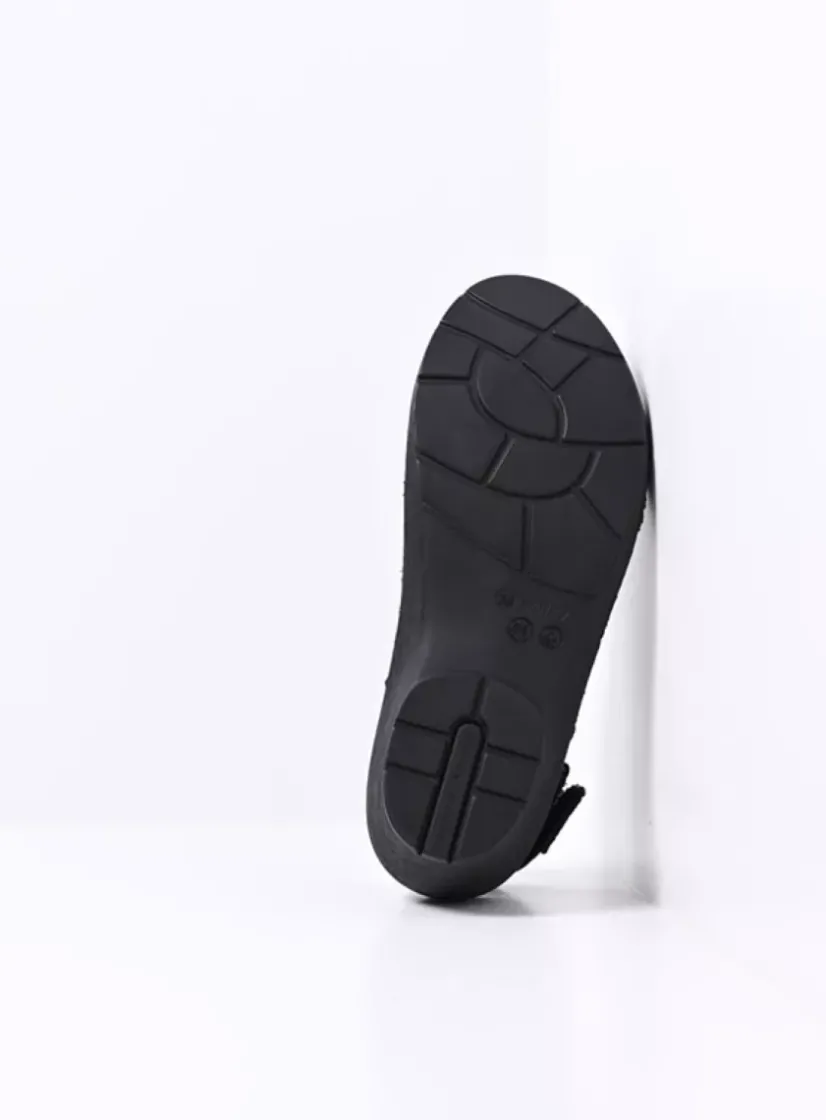 Wolky Multi Strap Clog - zwart leer<DAMES Klompen
