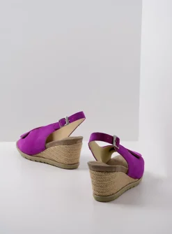 Wolky Murcia - fuchsia suede<DAMES Sandalen