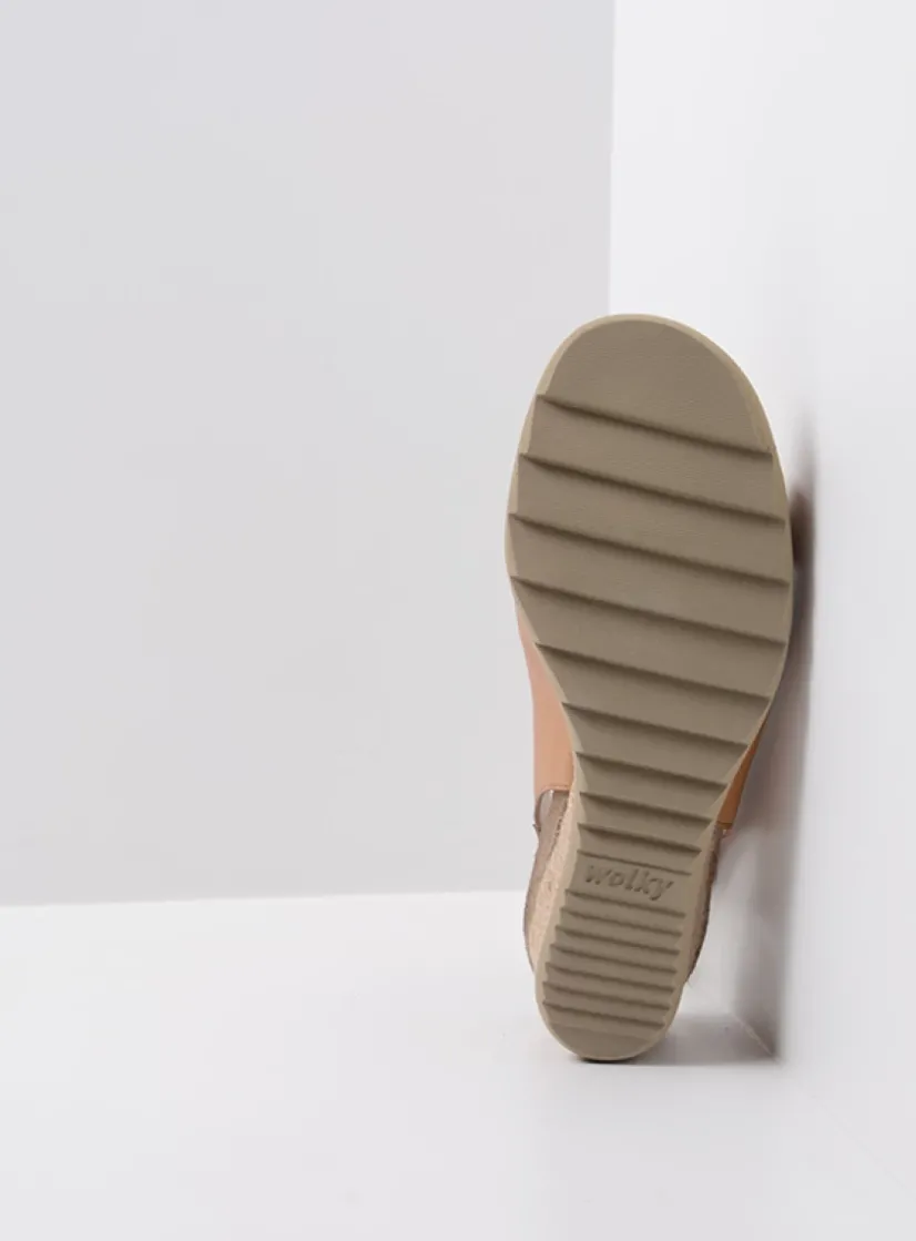 Wolky Murcia - naturel leer<DAMES Sandalen