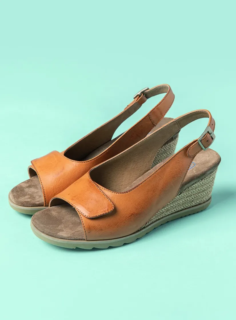 Wolky Murcia - naturel leer<DAMES Sandalen