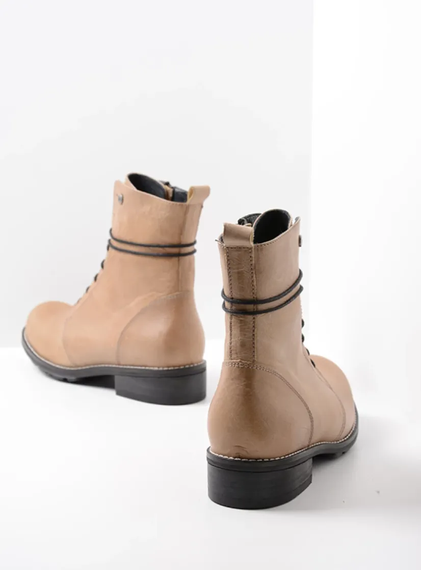 Wolky Murray HV - safari nubuck<DAMES Biker Boots|Herfst/Winter
