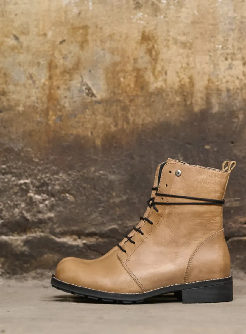 Wolky Murray HV - safari nubuck<DAMES Biker Boots|Herfst/Winter