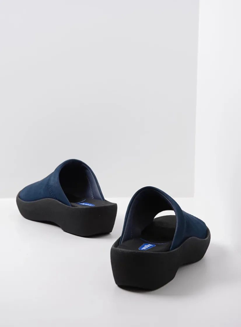 Wolky Nassau - denim nubuck<DAMES Slippers