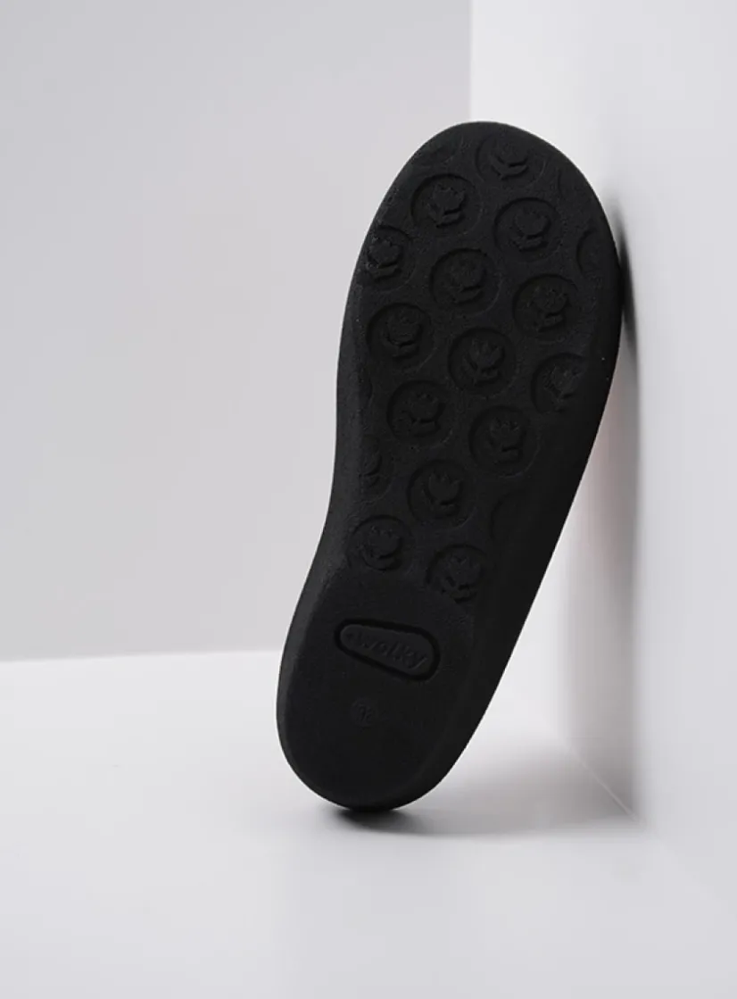Wolky Nassau - rood leer<DAMES Slippers
