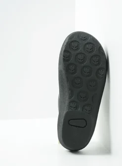 Wolky Nassau - zwart leer<DAMES Slippers