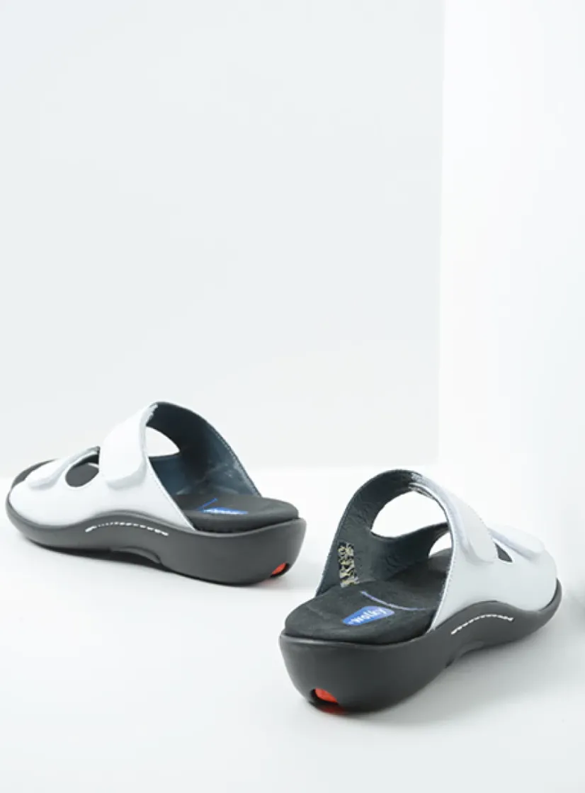 Wolky Nepeta - wit leer<DAMES Slippers