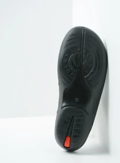 Wolky Nepeta - zwart leer<DAMES Slippers