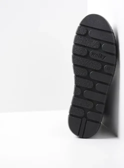 Wolky New Wave - donker taupe nubuck<DAMES Hoge Veterschoenen|Veterlaarzen