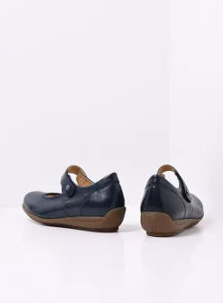 Wolky Noble F2F - denim biocare<DAMES Herfst/Winter|Bandschoenen