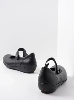 Wolky Noble F2F - zwart biocare<DAMES Herfst/Winter|Bandschoenen