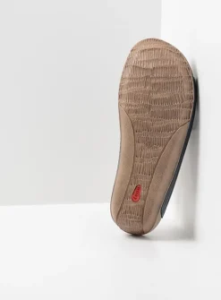 Wolky Nomad - blauw leer<DAMES Slippers