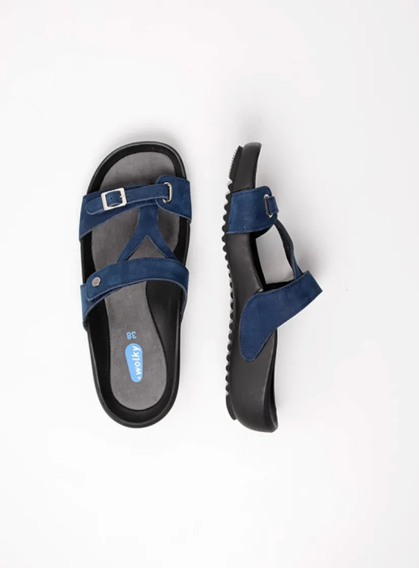 Wolky O'Connor - denim nubuck<DAMES Slippers