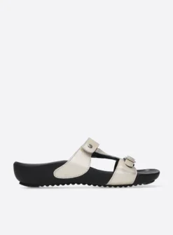Wolky O'Connor - goud leer<DAMES Slippers