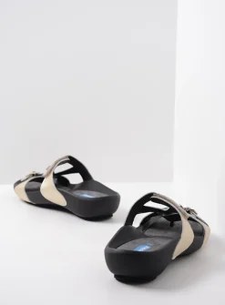 Wolky O'Connor - goud leer<DAMES Slippers