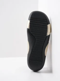 Wolky O'Connor - goud leer<DAMES Slippers