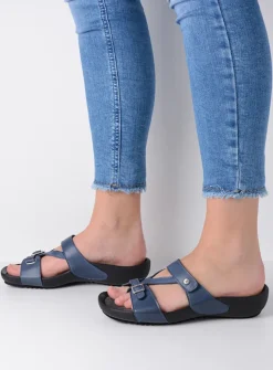 Wolky O'Connor - jeans leer<DAMES Slippers