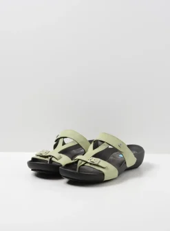 Wolky O'Connor - lichtgroen nubuck<DAMES Slippers