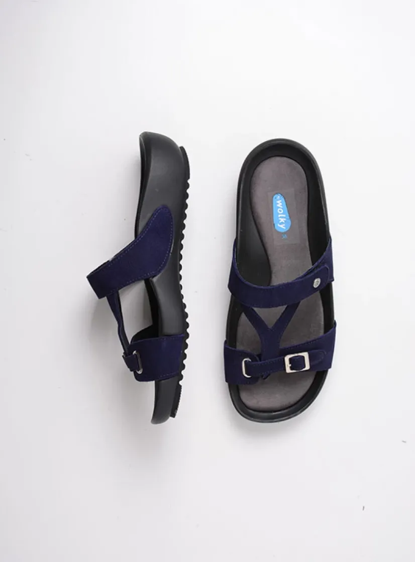 Wolky O'Connor - paars nubuck<DAMES Slippers