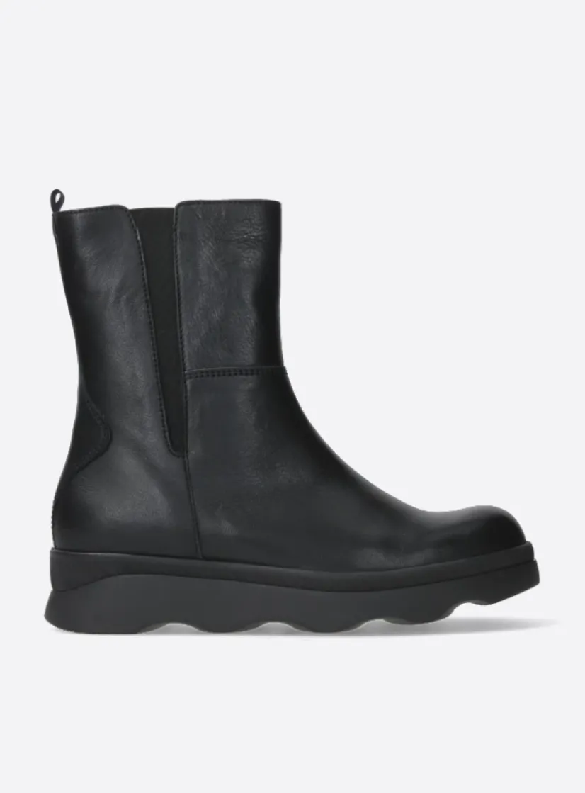 Wolky Ogano - zwart leer<DAMES Herfst/Winter