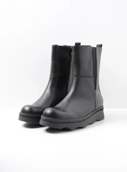 Wolky Ogano - zwart leer<DAMES Herfst/Winter