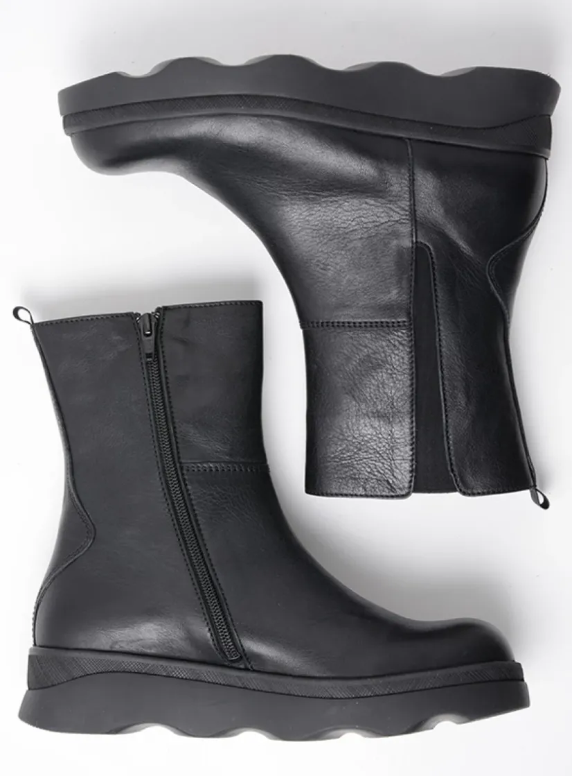 Wolky Ogano - zwart leer<DAMES Herfst/Winter