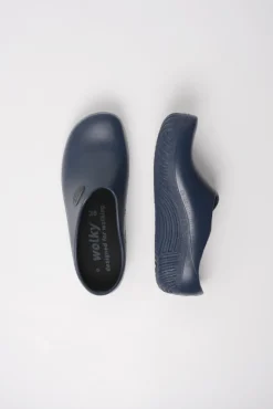 Wolky OK Clog-Klomp - donkerblauw PU<DAMES Klompen