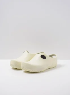 Wolky OK Clog-Klomp - gebroken wit PU<DAMES Klompen