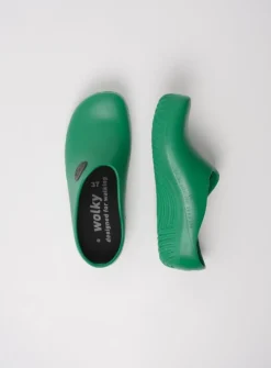 Wolky OK Clog-Klomp - groen fluor PU<DAMES Klompen