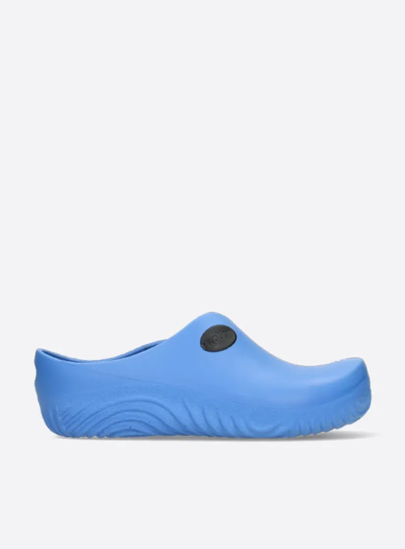 Wolky OK Clog-Klomp - sky-blue PU<DAMES Klompen