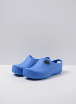 Wolky OK Clog-Klomp - sky-blue PU<DAMES Klompen