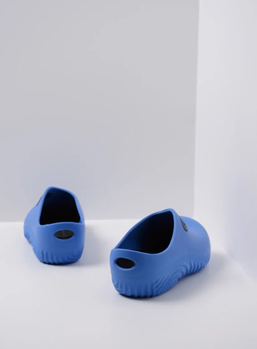 Wolky OK Clog-Klomp - sky-blue PU<DAMES Klompen