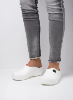 Wolky OK Clog-Klomp - wit PU<DAMES Klompen