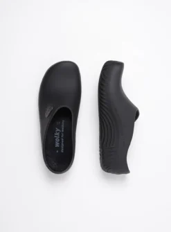 Wolky OK Clog-Klomp - zwart PU<DAMES Klompen