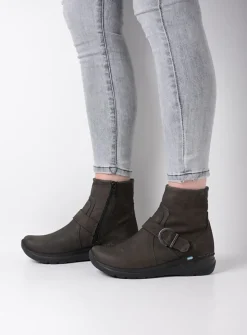 Wolky Okay - asfalt nubuck<DAMES Wandelschoenen|Herfst/Winter