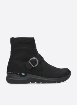 Wolky Okay - zwart nubuck<DAMES Wandelschoenen|Herfst/Winter