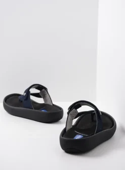 Wolky Peace - blauw nubuck<DAMES Slippers