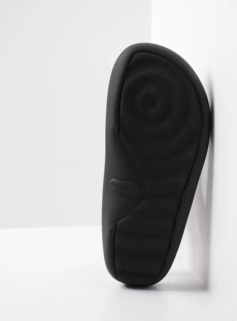 Wolky Peace - blauw nubuck<DAMES Slippers