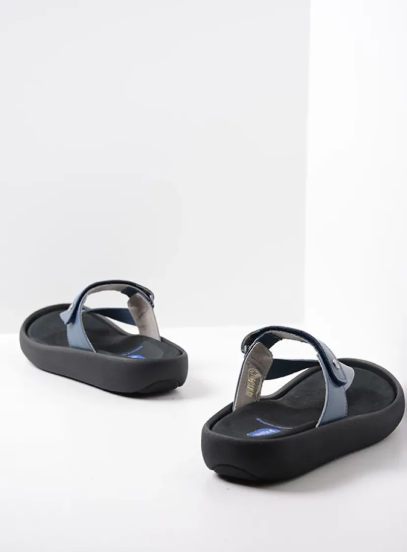 Wolky Peace - jeans leer<DAMES Slippers