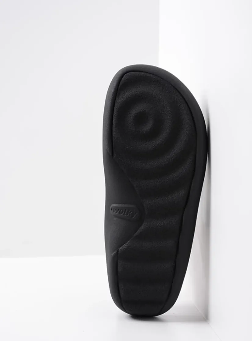 Wolky Peace - zilver leer<DAMES Slippers