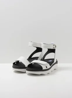 Wolky Plata - wit leer<DAMES Sandalen