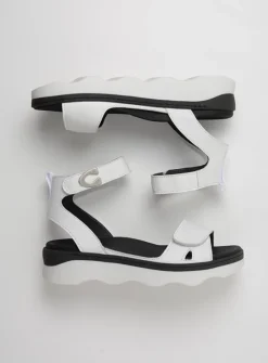 Wolky Plata - wit leer<DAMES Sandalen