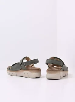 Wolky Rapid - saliegroen nubuck<DAMES Sneakers