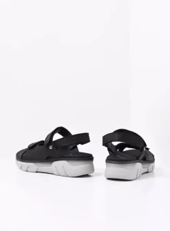 Wolky Rapid - zwart nubuck<DAMES Sneakers